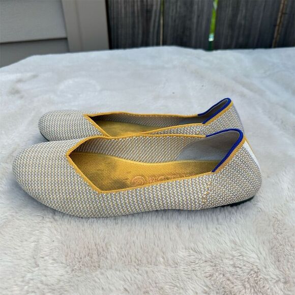 Rothy's Women's Ballet Flats Size 8.5 Multicolor Triple Stitch Casual - Picture 3 of 8